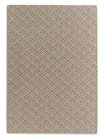 Schöner Wohnen Parkland 6351 Outdoorteppich Blumen Beige