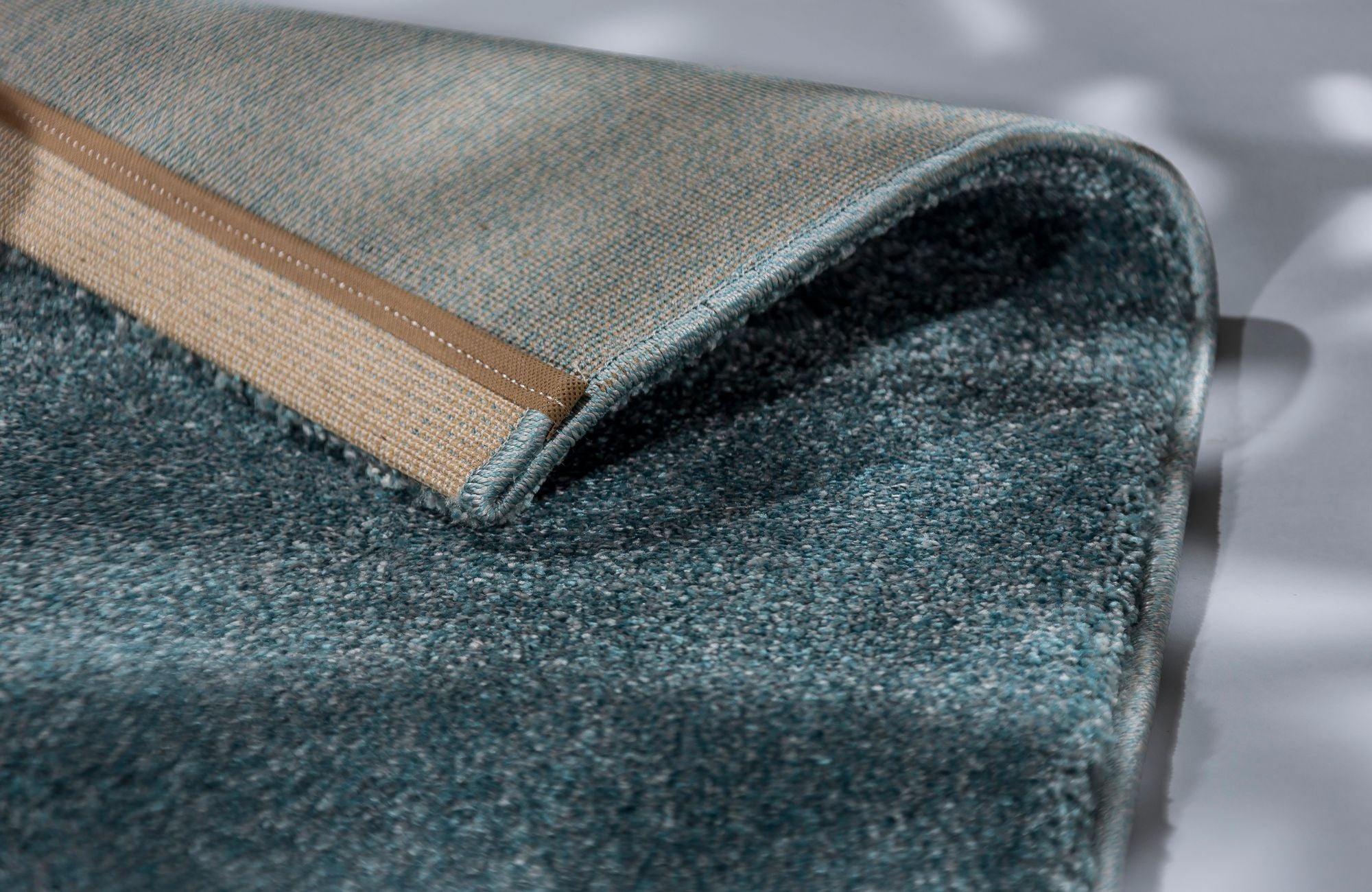 Schöner Wohnen Pure 6307 Webteppich Türkis