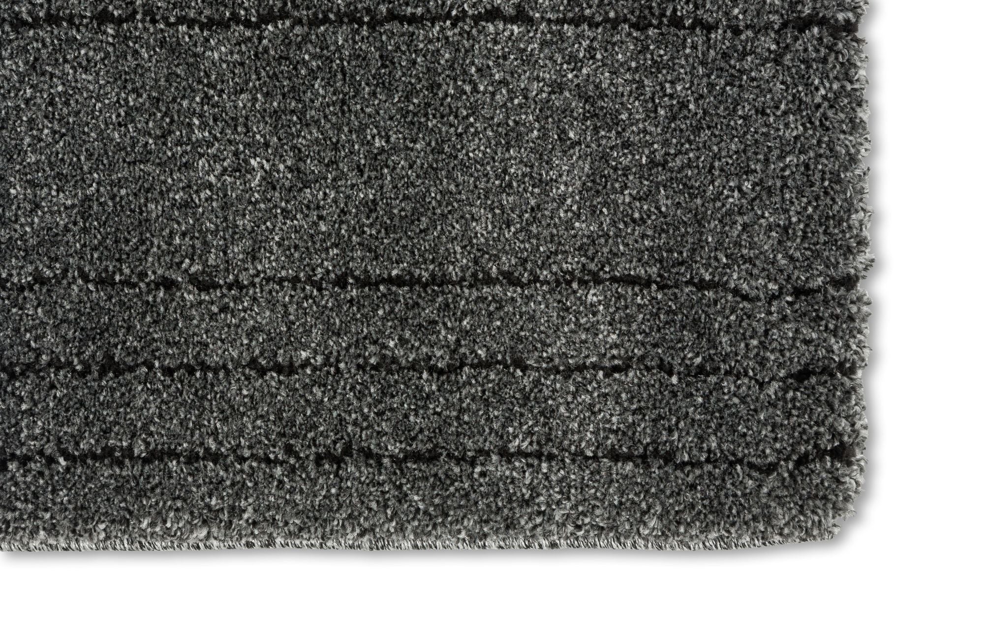 Schöner Wohnen Pure Design 6317 Webteppich Grafisch Anthrazit