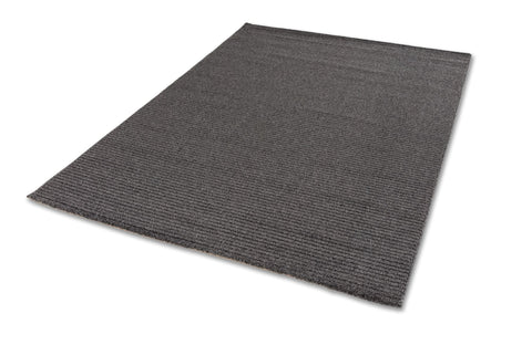 Schöner Wohnen Pure Design 6317 Webteppich Streifen Anthrazit