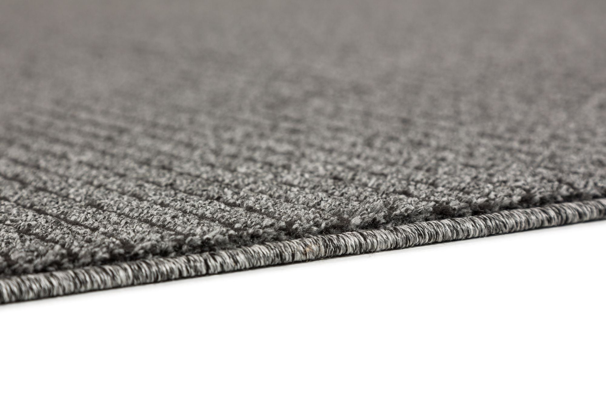Schöner Wohnen Pure Design 6317 Webteppich Streifen Anthrazit