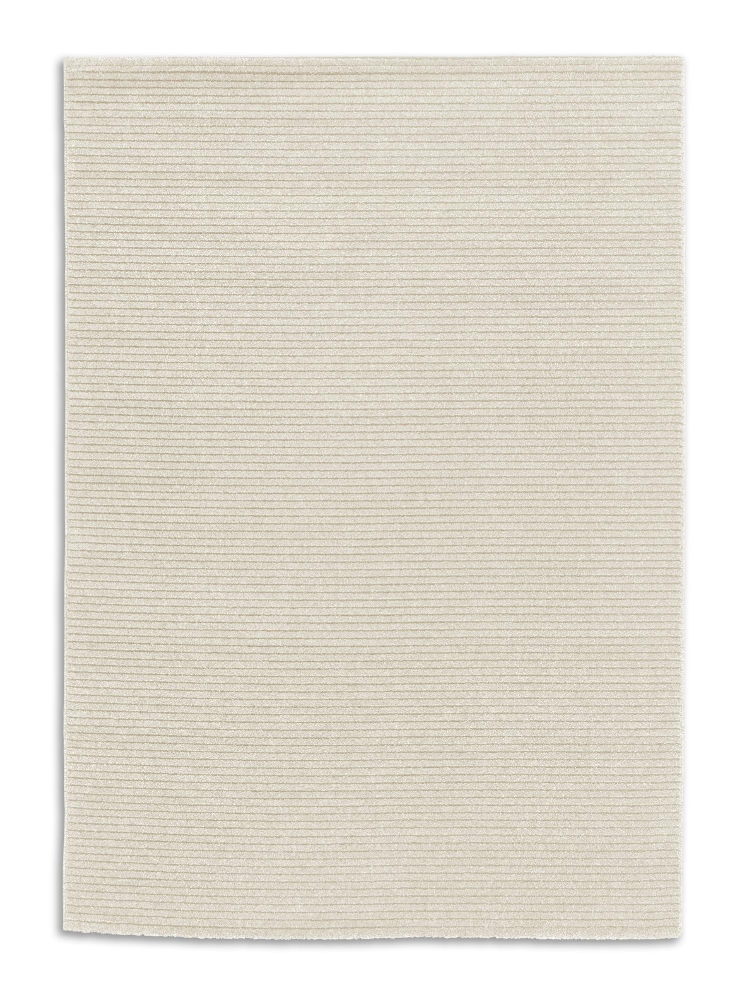 Schöner Wohnen Pure Design 6317 Webteppich Streifen Creme