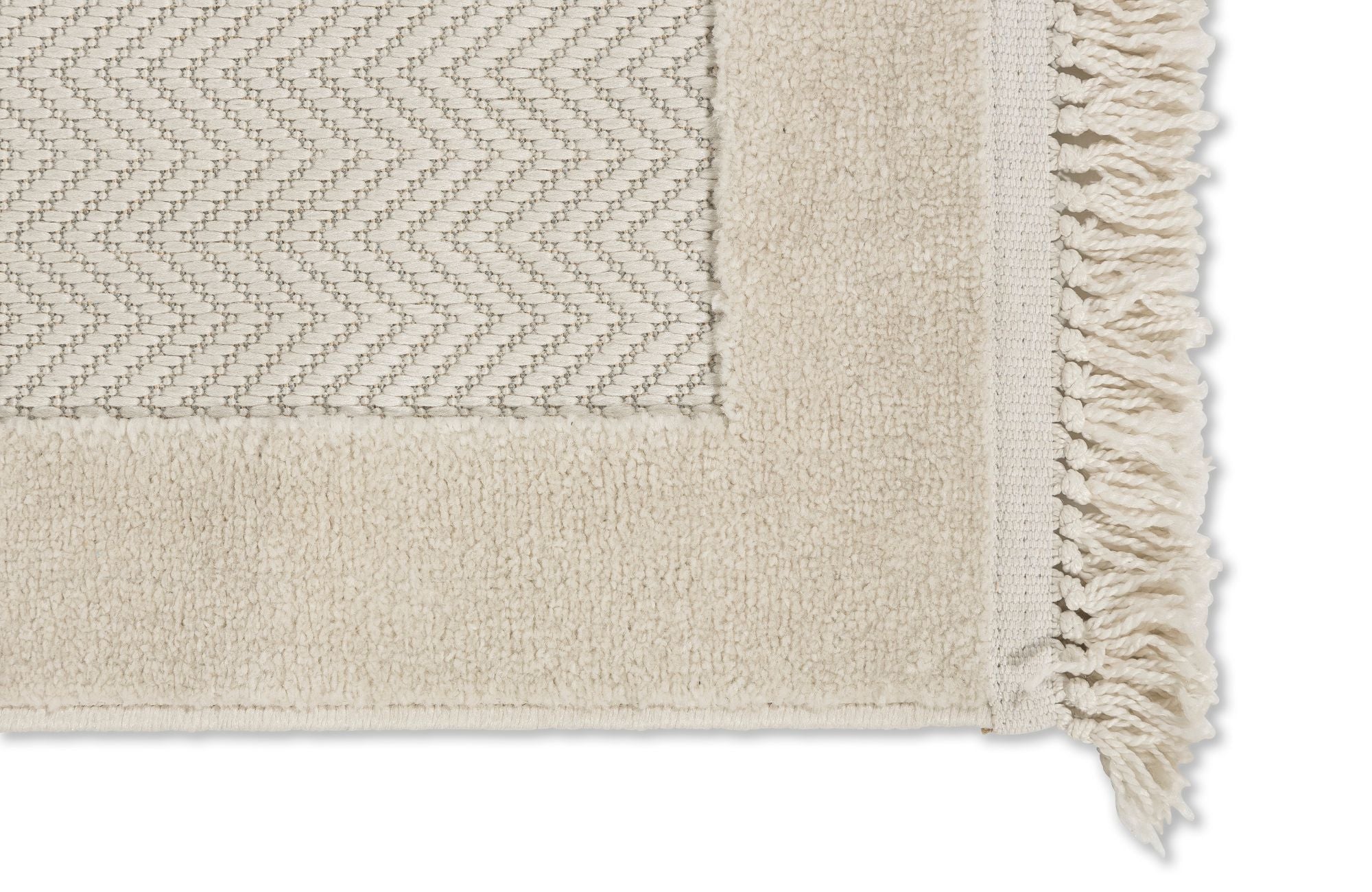 Schöner Wohnen Summer 6352 Outdoorteppich Bordüre Creme
