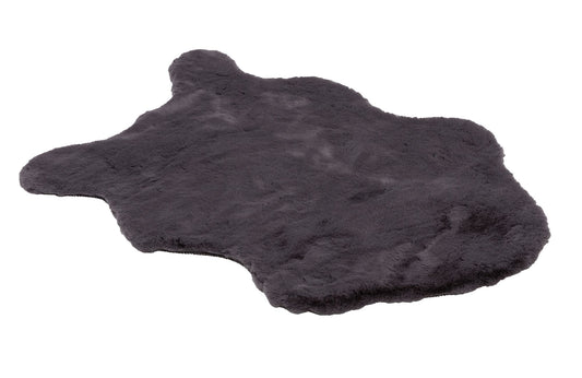 Schöner Wohnen Tender Shape 6281 Kunstfellteppich Anthrazit