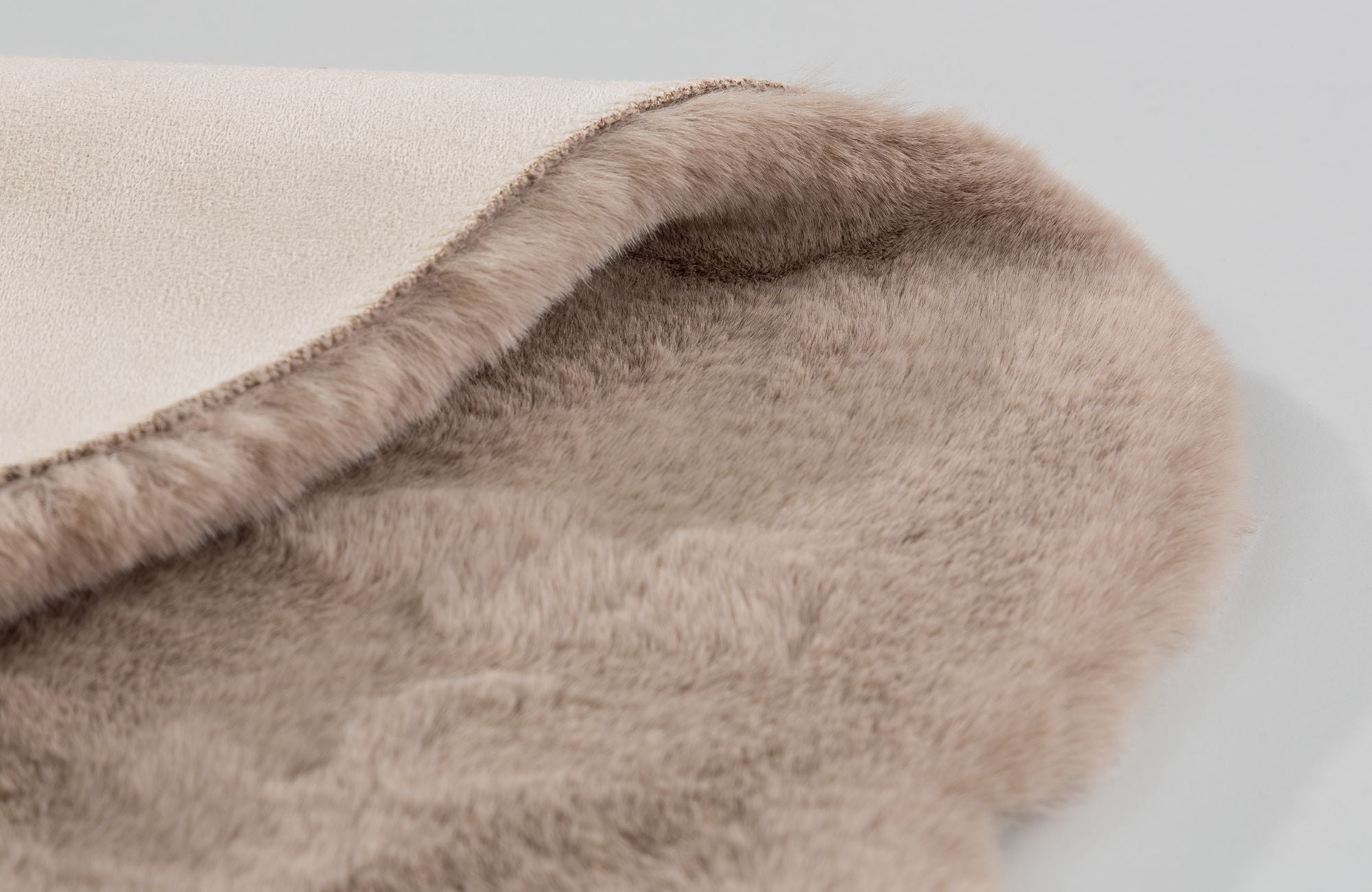 Schöner Wohnen Tender Shape 6281 Kunstfellteppich Cappuccino