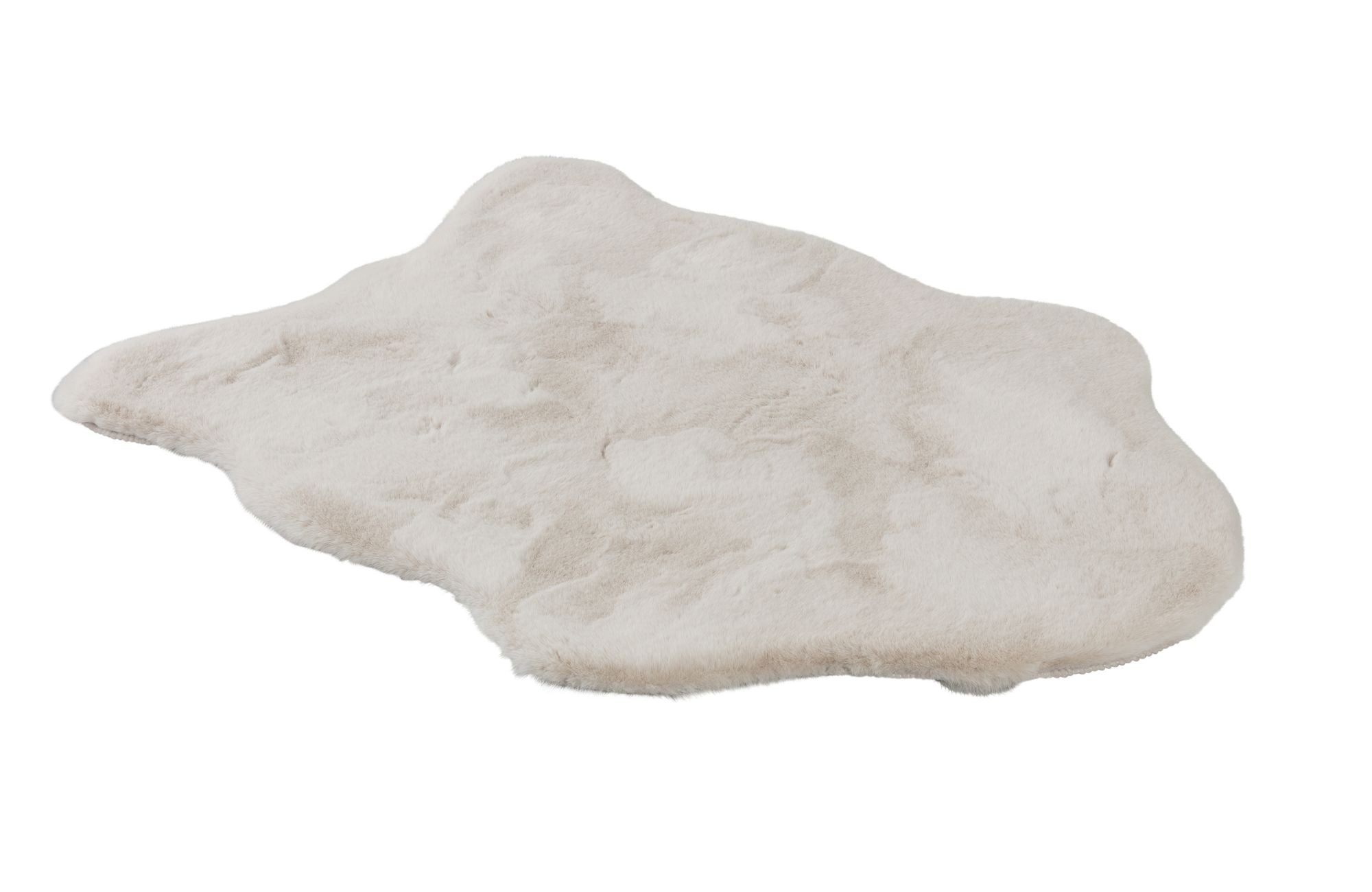 Schöner Wohnen Tender Shape 6281 Kunstfellteppich Creme