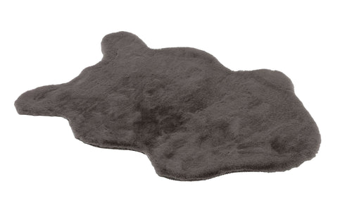 Schöner Wohnen Tender Shape 6281 Kunstfellteppich Grau