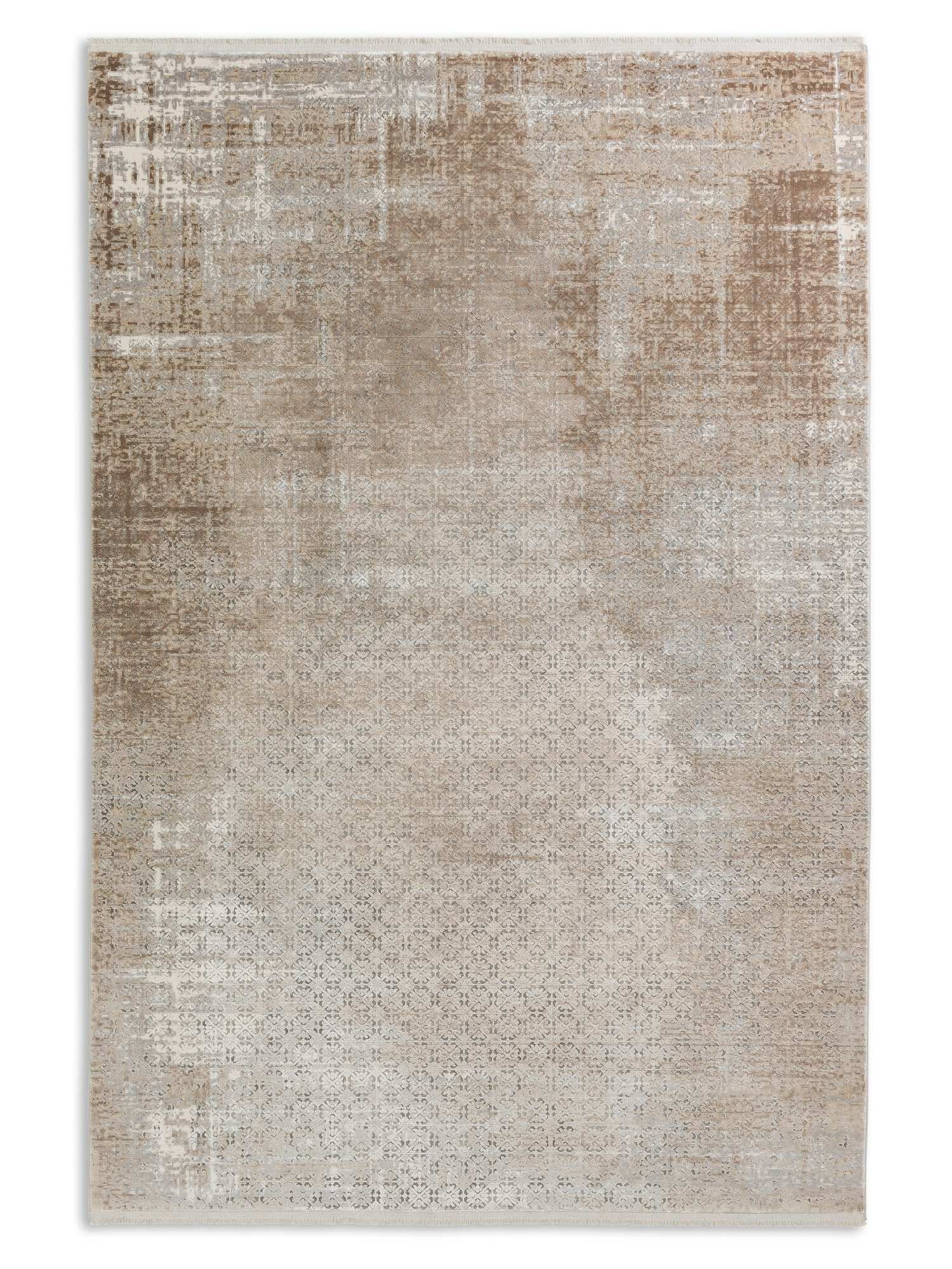 Schöner Wohnen Vision 6103 Webteppich Blümchen Beige