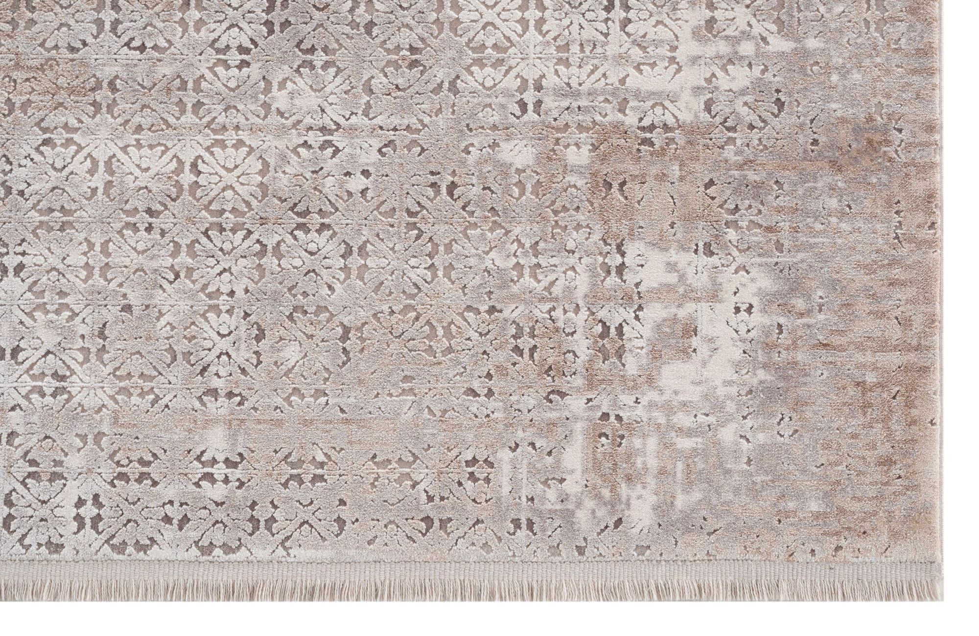 Schöner Wohnen Vision 6103 Webteppich Blümchen Beige