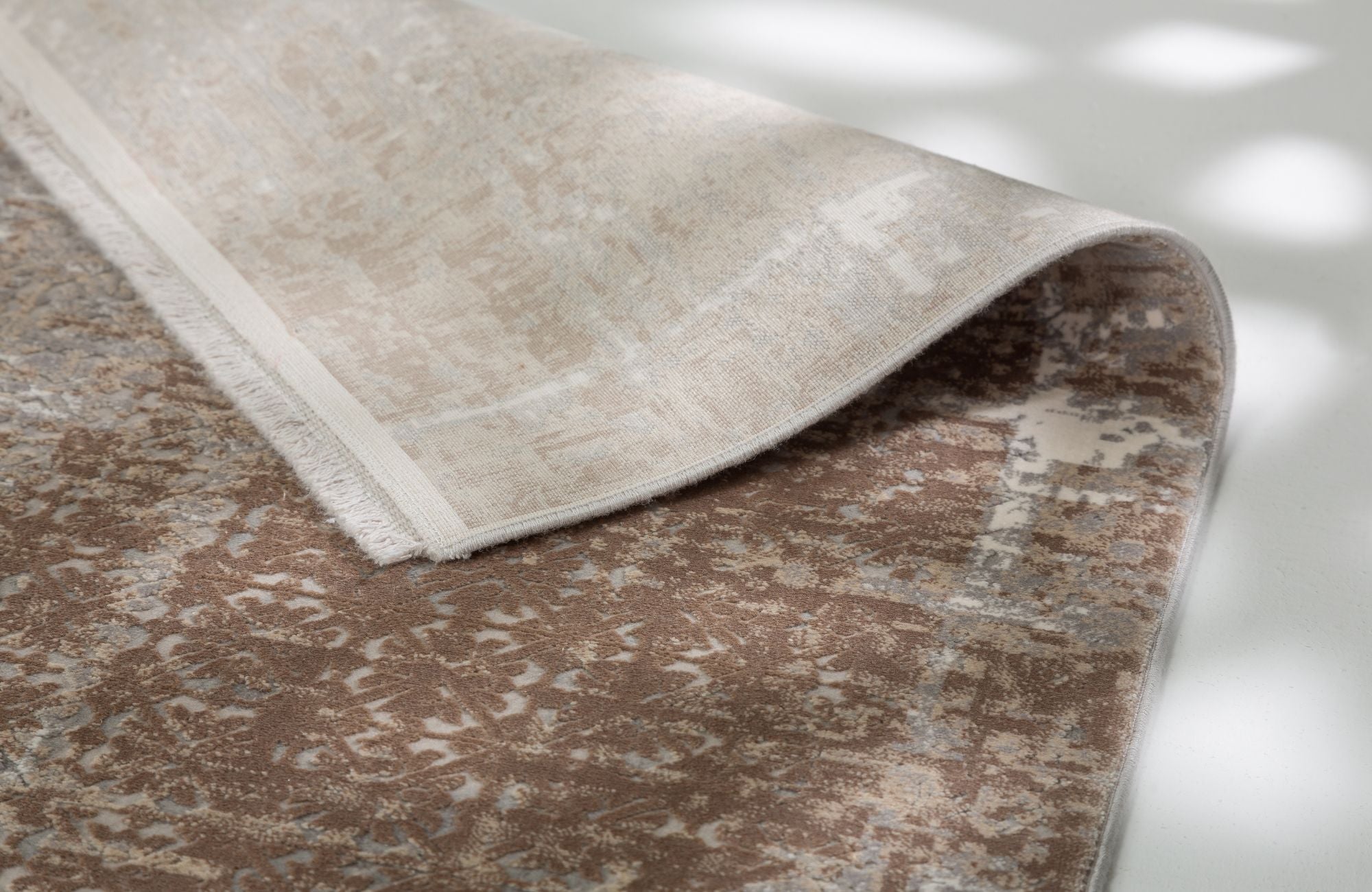 Schöner Wohnen Vision 6103 Webteppich Blümchen Beige