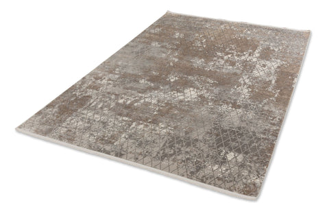 Schöner Wohnen Vision 6103 Webteppich Rauten Beige