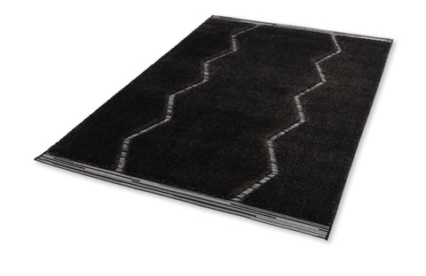 Schöner Wohnen Winsome 6318 Teppich Schwarz Streifen
