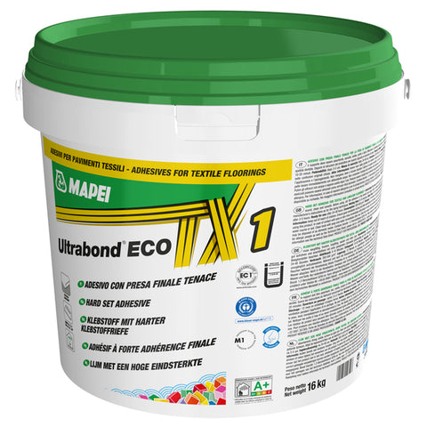 Mapei Ultrabond Eco TX1 Dispersionsklebstoff mit hohem Anfangstack Geb. a 16 Kg