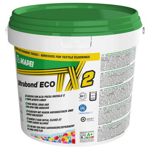 Mapei Ultrabond Eco TX2 Dispersionsklebstoff mit sehr hohem Anfangstack Geb. a 16 Kg