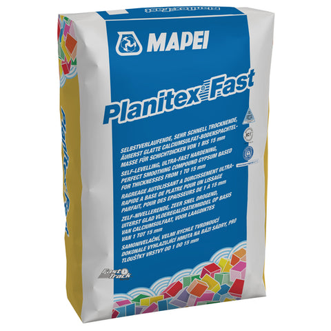 Mapei Planitex Fast Selbstverlaufende Calciumsulfat-Bodenspachtelmasse 1-25mm Sack a 25 Kg