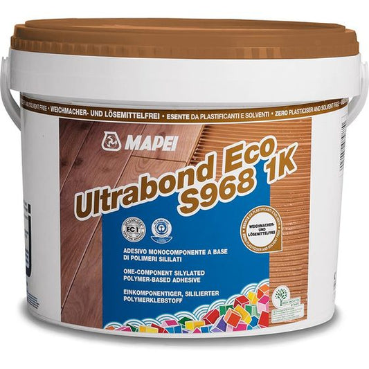 Mapei Ultrabond Eco S968 1K SMP-Parkettklebstoff 1K-schubfester Geb. a 15 Kg