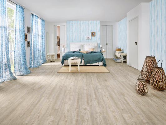 Joka Klick-Vinyl Designböden 340 Rigid Board m. IXPE DESIGN 340 Click+ 5,0mm/NS 0.4mm 835X Wh.Lim.Oak