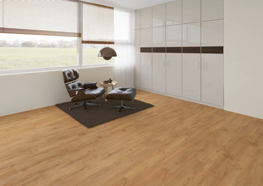 Joka Klick-Vinyl Designböden 340 Rigid Board m. IXPE DESIGN 340 Click+ 5,0mm/NS 0.4mm 855X Golden Pine