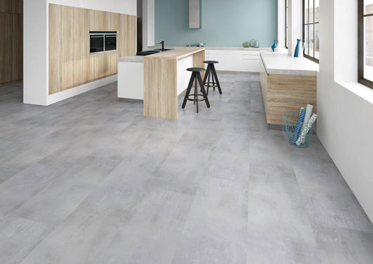 Joka Klebe-Vinyl Classic Designböden 340  2,0mm/NS 0.4mm Dryback 2865 Bright Conc.