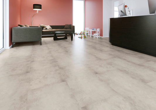 Joka Klick-Vinyl Designböden Sinero HDF Clickvariante 8,5/34er 512 Light Cementa
