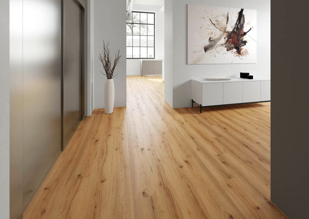 Joka Klick-Vinyl Designböden 340 Rigid Board m.IXPE DESIGN 340 Click 5,0mm/NS 0.4mm 870 Chalet Oak Black