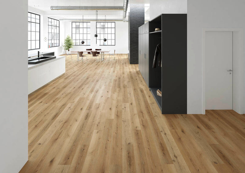Joka Klick-Vinyl Classic Designböden 340 HDF KORK 9,6mm/32er 4271 Chalet Oak White 123,5x23,0